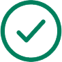 green checkmark icon